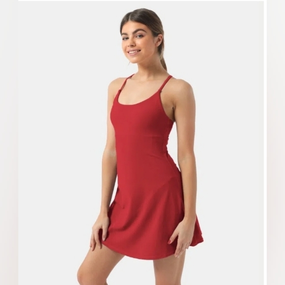 SOLD HALARA | In My Feels Everyday Cloudful Air 2-in-1 Activity Dress - Picture 1 of 5